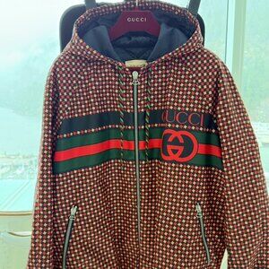 BNWT MEN'S GUCCI HOODED BOMBER